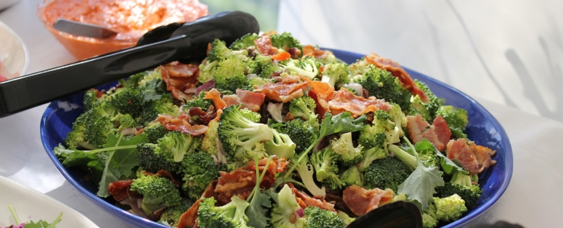 salad, lettuce, broccoli, bacon, dalad, green, food, catering, broccoli, broccoli, broccoli, broccoli, broccoli, catering