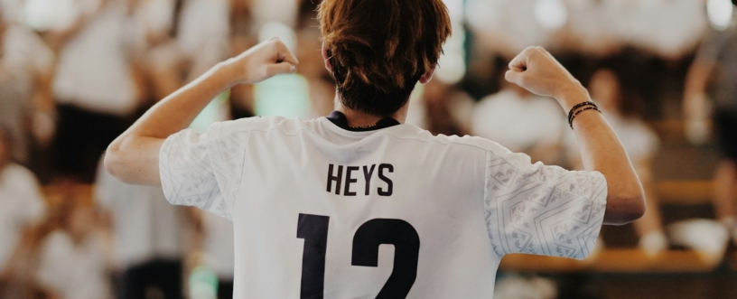 woman in white and black crew neck t-shirt